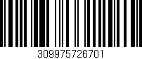 Código de barras (EAN, GTIN, SKU, ISBN): '309975726701'