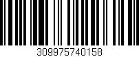 Código de barras (EAN, GTIN, SKU, ISBN): '309975740158'