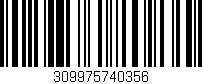 Código de barras (EAN, GTIN, SKU, ISBN): '309975740356'