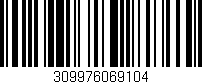 Código de barras (EAN, GTIN, SKU, ISBN): '309976069104'