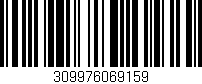 Código de barras (EAN, GTIN, SKU, ISBN): '309976069159'