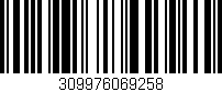 Código de barras (EAN, GTIN, SKU, ISBN): '309976069258'