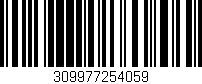 Código de barras (EAN, GTIN, SKU, ISBN): '309977254059'