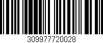 Código de barras (EAN, GTIN, SKU, ISBN): '309977720028'