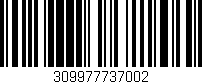 Código de barras (EAN, GTIN, SKU, ISBN): '309977737002'