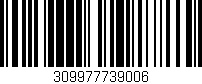Código de barras (EAN, GTIN, SKU, ISBN): '309977739006'