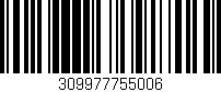 Código de barras (EAN, GTIN, SKU, ISBN): '309977755006'