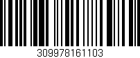 Código de barras (EAN, GTIN, SKU, ISBN): '309978161103'