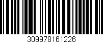 Código de barras (EAN, GTIN, SKU, ISBN): '309978161226'