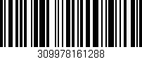 Código de barras (EAN, GTIN, SKU, ISBN): '309978161288'