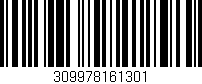 Código de barras (EAN, GTIN, SKU, ISBN): '309978161301'