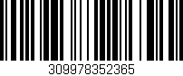 Código de barras (EAN, GTIN, SKU, ISBN): '309978352365'