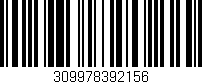 Código de barras (EAN, GTIN, SKU, ISBN): '309978392156'