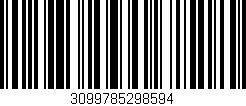Código de barras (EAN, GTIN, SKU, ISBN): '3099785298594'