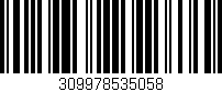 Código de barras (EAN, GTIN, SKU, ISBN): '309978535058'