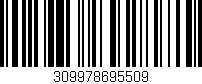 Código de barras (EAN, GTIN, SKU, ISBN): '309978695509'