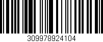 Código de barras (EAN, GTIN, SKU, ISBN): '309978924104'