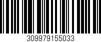 Código de barras (EAN, GTIN, SKU, ISBN): '309979155033'