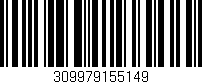 Código de barras (EAN, GTIN, SKU, ISBN): '309979155149'