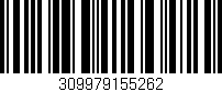 Código de barras (EAN, GTIN, SKU, ISBN): '309979155262'
