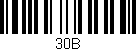 Código de barras (EAN, GTIN, SKU, ISBN): '30B'