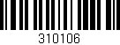 Código de barras (EAN, GTIN, SKU, ISBN): '310106'