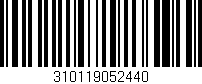 Código de barras (EAN, GTIN, SKU, ISBN): '310119052440'