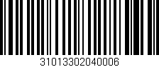Código de barras (EAN, GTIN, SKU, ISBN): '31013302040006'