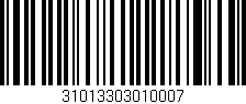 Código de barras (EAN, GTIN, SKU, ISBN): '31013303010007'