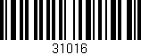 Código de barras (EAN, GTIN, SKU, ISBN): '31016'