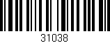 Código de barras (EAN, GTIN, SKU, ISBN): '31038'