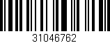 Código de barras (EAN, GTIN, SKU, ISBN): '31046762'