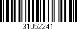 Código de barras (EAN, GTIN, SKU, ISBN): '31052241'
