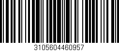 Código de barras (EAN, GTIN, SKU, ISBN): '3105604460957'