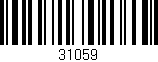 Código de barras (EAN, GTIN, SKU, ISBN): '31059'