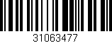 Código de barras (EAN, GTIN, SKU, ISBN): '31063477'