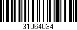 Código de barras (EAN, GTIN, SKU, ISBN): '31064034'