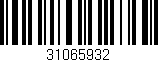 Código de barras (EAN, GTIN, SKU, ISBN): '31065932'