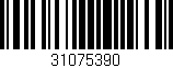Código de barras (EAN, GTIN, SKU, ISBN): '31075390'