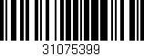 Código de barras (EAN, GTIN, SKU, ISBN): '31075399'