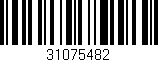 Código de barras (EAN, GTIN, SKU, ISBN): '31075482'