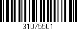 Código de barras (EAN, GTIN, SKU, ISBN): '31075501'