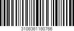 Código de barras (EAN, GTIN, SKU, ISBN): '3108381180766'
