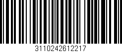 Código de barras (EAN, GTIN, SKU, ISBN): '3110242612217'