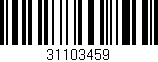Código de barras (EAN, GTIN, SKU, ISBN): '31103459'