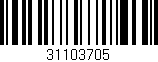 Código de barras (EAN, GTIN, SKU, ISBN): '31103705'