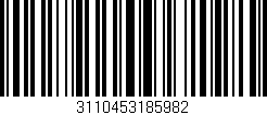 Código de barras (EAN, GTIN, SKU, ISBN): '3110453185982'