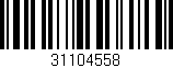 Código de barras (EAN, GTIN, SKU, ISBN): '31104558'