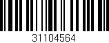 Código de barras (EAN, GTIN, SKU, ISBN): '31104564'