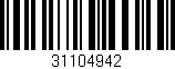 Código de barras (EAN, GTIN, SKU, ISBN): '31104942'